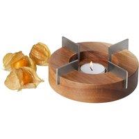 AdHoc Tuto Acacia Wood Teapot & Food Warmer 14cm - Brown