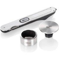 AdHoc 3 Piece Wine Accessory Set - Silver