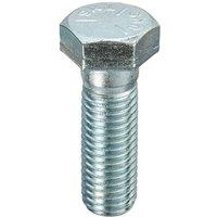 Owlett-Jaton Sae Grade 5 UNC Hexagon Bolts 3/8-16 UNC x 4 - Box of 100 in Silver