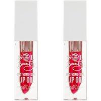 SOL Beauty Watermelon Lip Oil Extract Shea Butter Nourish Hydrate Soften Lips 3G in Clear | Size: 5.6g