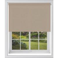 Blinds Outlet Blackout Roller Blind in Beige | Size: 120 cm width x 210 cm drop