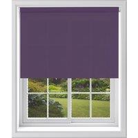 Blinds Outlet Blackout Roller Blind in Aubergine | Size: 210 cm width x 160 cm drop