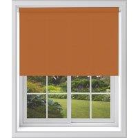 Blinds Outlet Blackout Roller Blind in Burnt Orange | Size: 240 cm width x 160 cm drop
