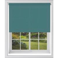 Blinds Outlet Blackout Roller Blind in Teal | Size: 210 cm width x 160 cm drop