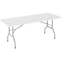 MCC Direct 5ft Folding Table Outdoor Indoor Garden Camping Event Table White