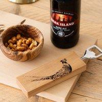 Selbrae House Pheasant Beech Bottle Opener in Natural
