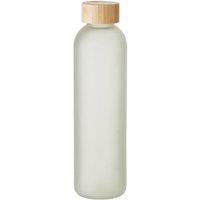 MidOcean Lom Sublimated Bamboo 650ml Water Bottle in Off-White