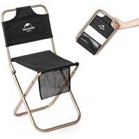 Naturehike Yamami L03 Folding Stool with Backrest in Black