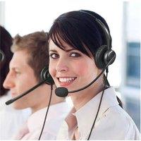 Nordara USB Single Ear Headset Mic Noise Cancelling For PC Laptop in Black