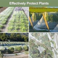 Nordara 3*15M Garden Netting, Fine Mesh Protects Plants from Birds & Insects in White