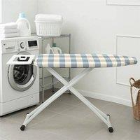 Nordara Blue-Beige Foldable Ironing Board 6-Height Adjustable 110x32cm | Size: 110x32 cm