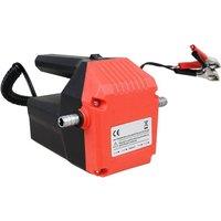 SPETLEK 12V Electric Oil Change Pump Transfer Extractor Suction Syphon in Red