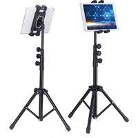 Nordara Universal Adjustable Floor Tripod Stand for 4.7-12.9 Tablets in Black