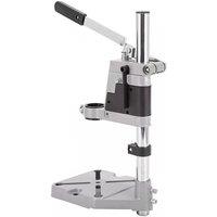 Nordara Adjustable Bench Drill Press Stand with Clamp & Drill Vice in Silver