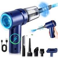 Nordara Cordless Electric Air Duster Blower Vacuum for Car PC Laptop in Blue
