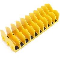 SPETLEK Yellow Pliers Organizer Rack Set Spanner Cutters Tool Holder with Non