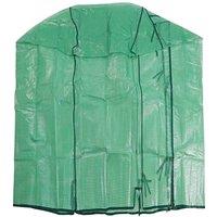 SPETLEK Walk In Greenhouse PE Cover Only with 4 Shelves for Garden Grow House in Green