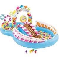 Intex Candy Zone Kids Inflatable Water Play Centre with Slide | Size: 10kg