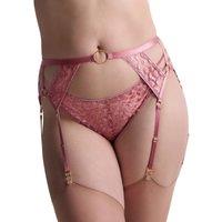 Aubade Women's Crazy In Love Suspender Belt in Pink | Size: 8