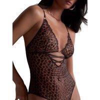 Aubade Women's Crazy In Love Bodysuit in Brown | Size: 14