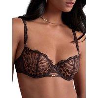 Aubade Women's Crazy In Love Half Cup Bra in Brown | Size: 38C