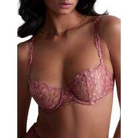 Aubade Women's Crazy In Love Half Cup Bra in Pink | Size: 40D