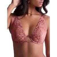 Aubade Women's Crazy In Love Single Wire Plunge Bra in Pink | Size: 36C