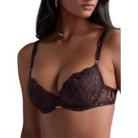 Aubade Women's Crazy In Love Moulded Push Up Bra in Brown | Size: 34B