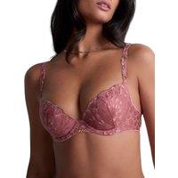 Aubade Women's Crazy In Love Moulded Push Up Bra in Pink | Size: 36D