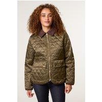 Blue Vanilla Women's Khaki Long Sleeve Collar Coat | Size: Medium