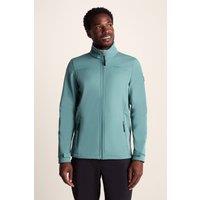 TOG24 Men's 'Feizor' Shower Resistant Softshell Jacket in Teal | Size: Small