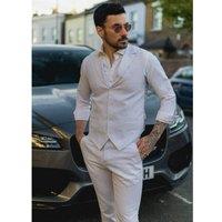 TruClothing Men's Summer Suit Waistcoat Trousers Wedding in Grey | Size: 36R