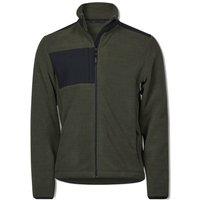 TEE JAYS Men's Mountain Fleece Jacket in Dark Green | Size: XL