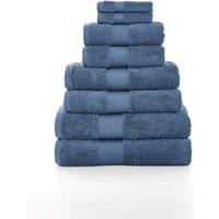 Deyongs Bliss Pima Supersoft Fluffy Cotton 650gsm Towels in Dark Blue