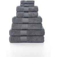 Deyongs Bliss Pima Supersoft Fluffy Cotton 650gsm Towels in Charcoal