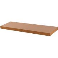 Harbour Housewares 100cm Floating Wall Shelf - Wall Mounted Shelf for Storage & Display in Brown
