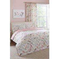 Dreams & Drapes 'Caraway' Printed Quilted Bedspread in Pink