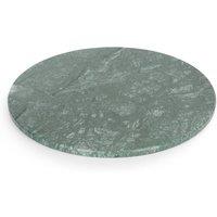 Argon Tableware Marble Serving Board - 33cm Round Non-Slip Kitchen Food Prep Board in Green