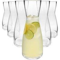 Argon Tableware Hoxton Crystal Carafes - 1.1L - Pack of 6 in Clear