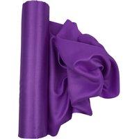 Neel Blue 20cm x 29cm Solid Satin Roll Large Fabric for Chair Sash Wedding Bouquet Dcor Drapery in Purple | Size: 20 cm x 29 cm
