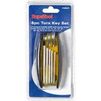 SupaTool Torx Key Set (8 Piece) in Silver