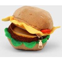 Suck UK Plush Burger Case - Fun Zipper Storage Pouch