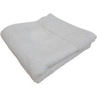 Towel City Printable Border Bath Towel in White