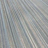 Muriva Venezia Stripe Textured Wallpaper in Blue