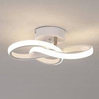 COMELY LED Ceiling Light, 22W Modern Curved Design Ceiling Lights, 4500 K in White