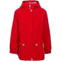 Trespass Girl's Flourish TP75 Waterproof Jacket in Red | Size: 3-4 Years