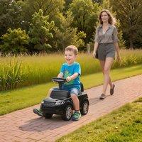 AIYAPLAY Land Rover Licensed Ride on Car for Toddlers 18-36 Months in Black