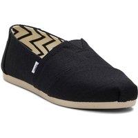 TOMS Women's Alpargata Slip on Shoe in Black | Size: 4