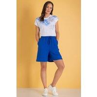 Klass. Women's Pull On Shorts in Cobalt | Size: Small