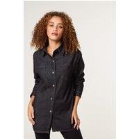 Blue Vanilla Women's Black Long Sleeve Button Up Collar Blouse | Size: Medium